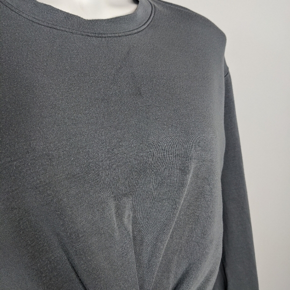 Sundry grey knotted long sleeve sweatshirt S - Picture 3 of 10